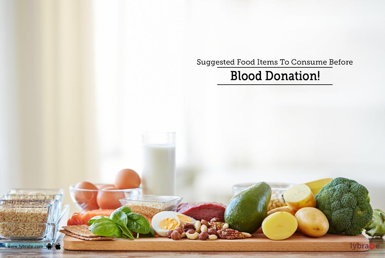 Suggested Food Items To Consume Before Blood Donation By Dr Sanjeev