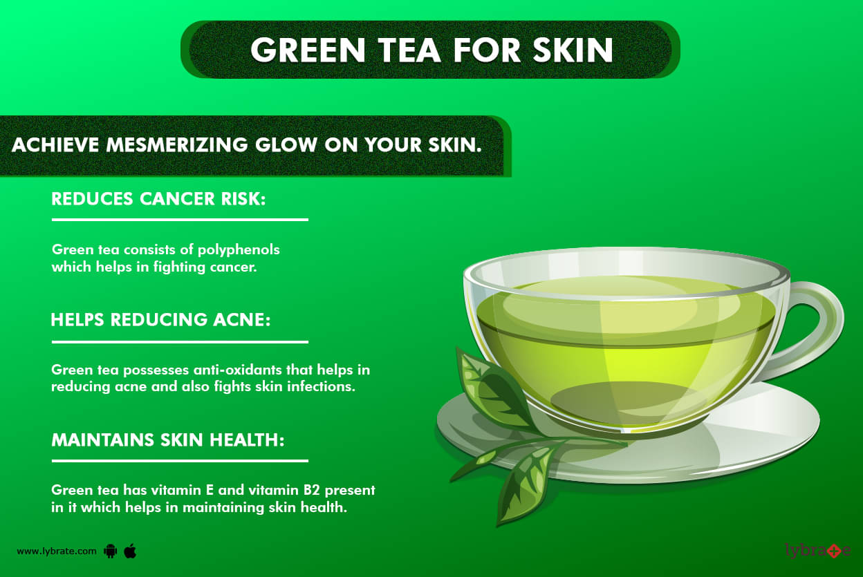 benefits of green tea for skin whitening