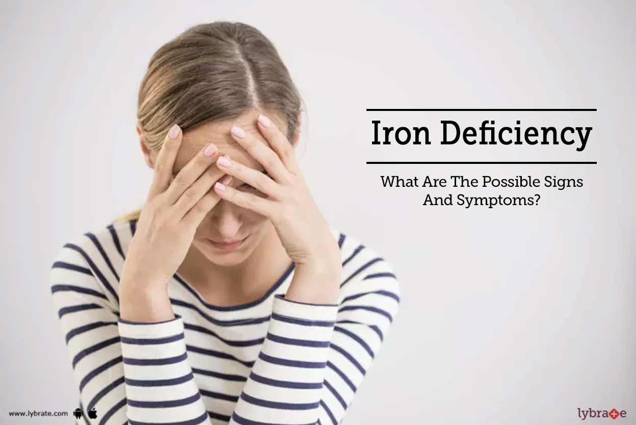 Iron Deficiency What Are The Possible Signs And Symptoms? By Dr