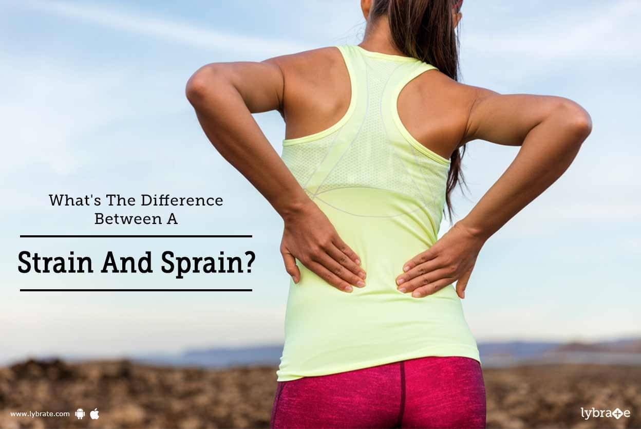 Whats The Difference Between A Strain And Sprain By Dr Akhlaq Ahmed Lybrate 6994