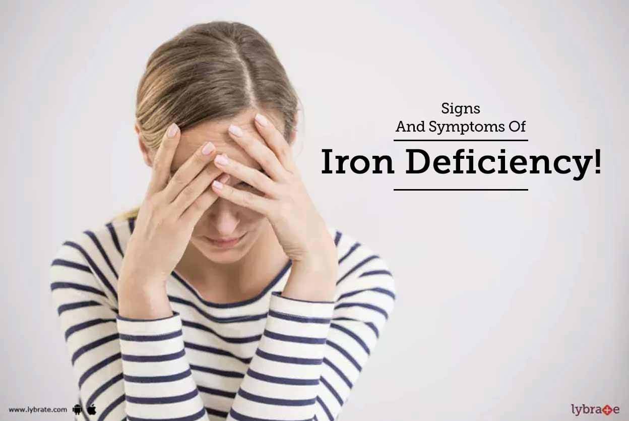 Signs And Symptoms Of Iron Deficiency By Dt Homesh Mandawliya Lybrate