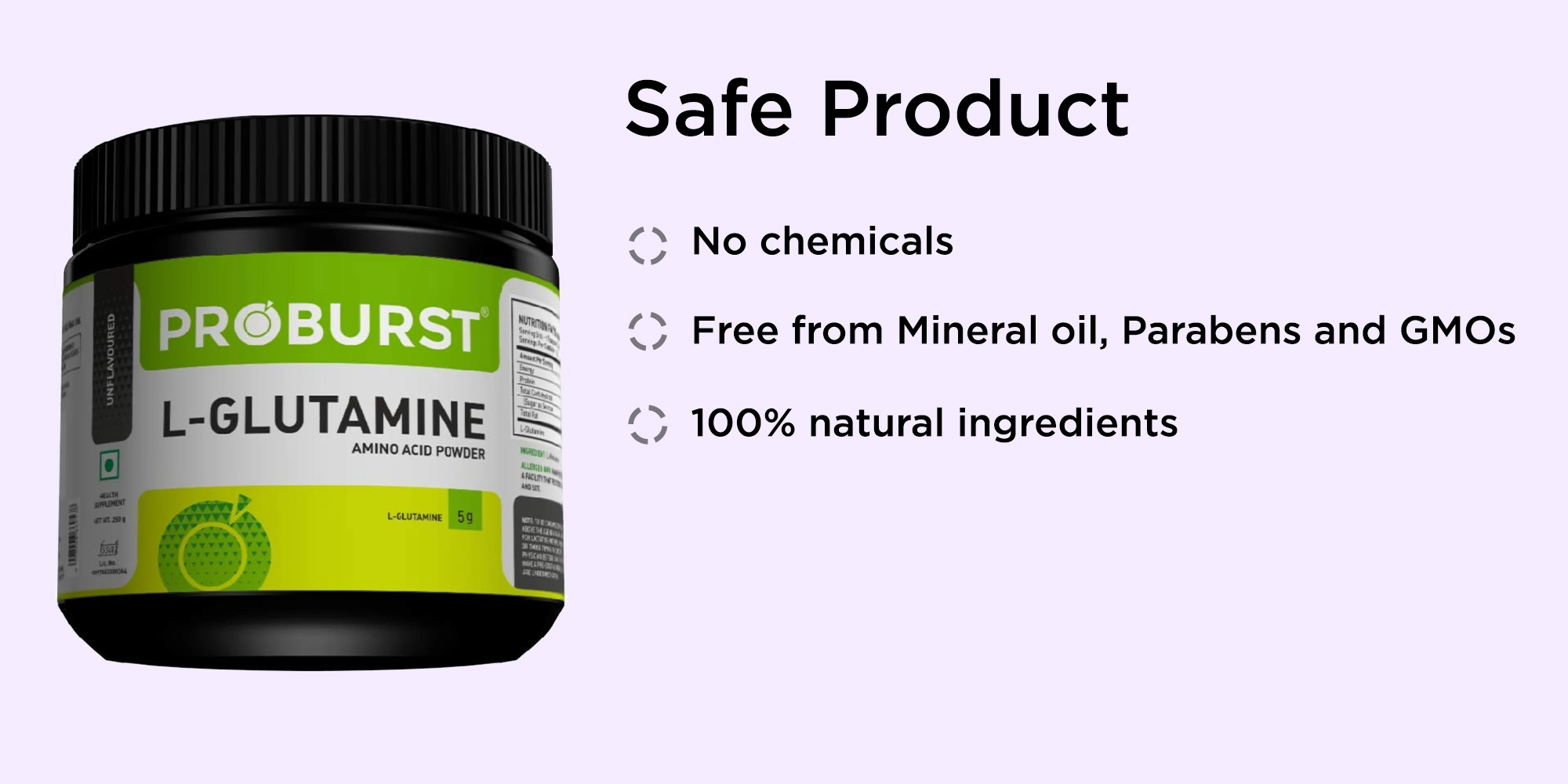 Onelife BCAA – Green Apple (250 Gram) - 0