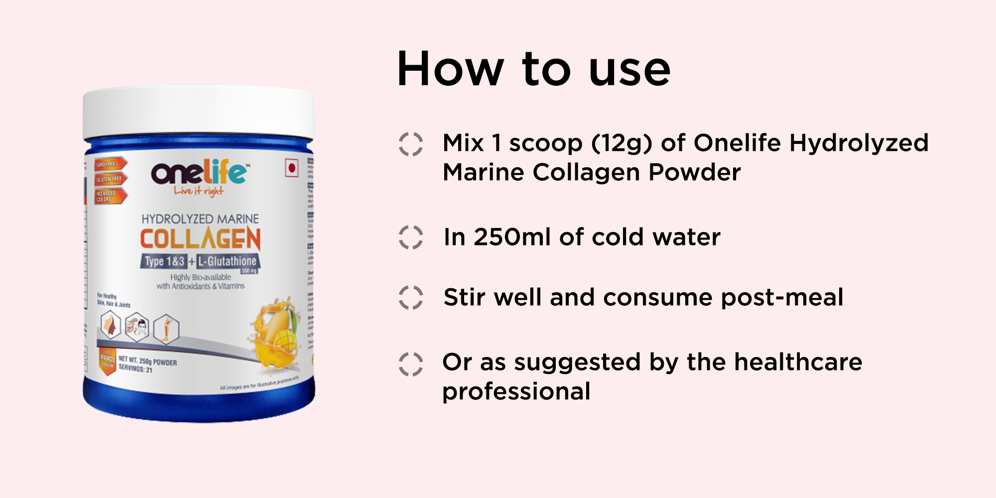 Onelife BCAA – Green Apple (250 Gram) - 0