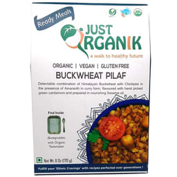 Just Organik Ready to Eat Meals - Buckwheat Pilaf (170 gm)