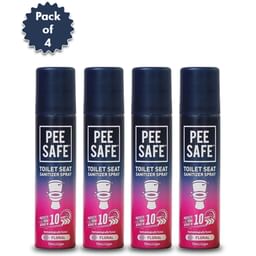 Toilet Seat Sanitizer Spray (Floral) - 75ml - Pack of 4