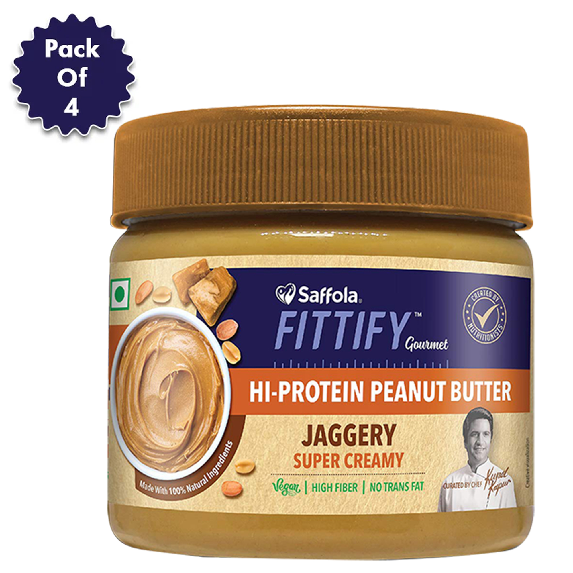 Peanut Butter Honey Jaggery(250gms) - Pack of 4