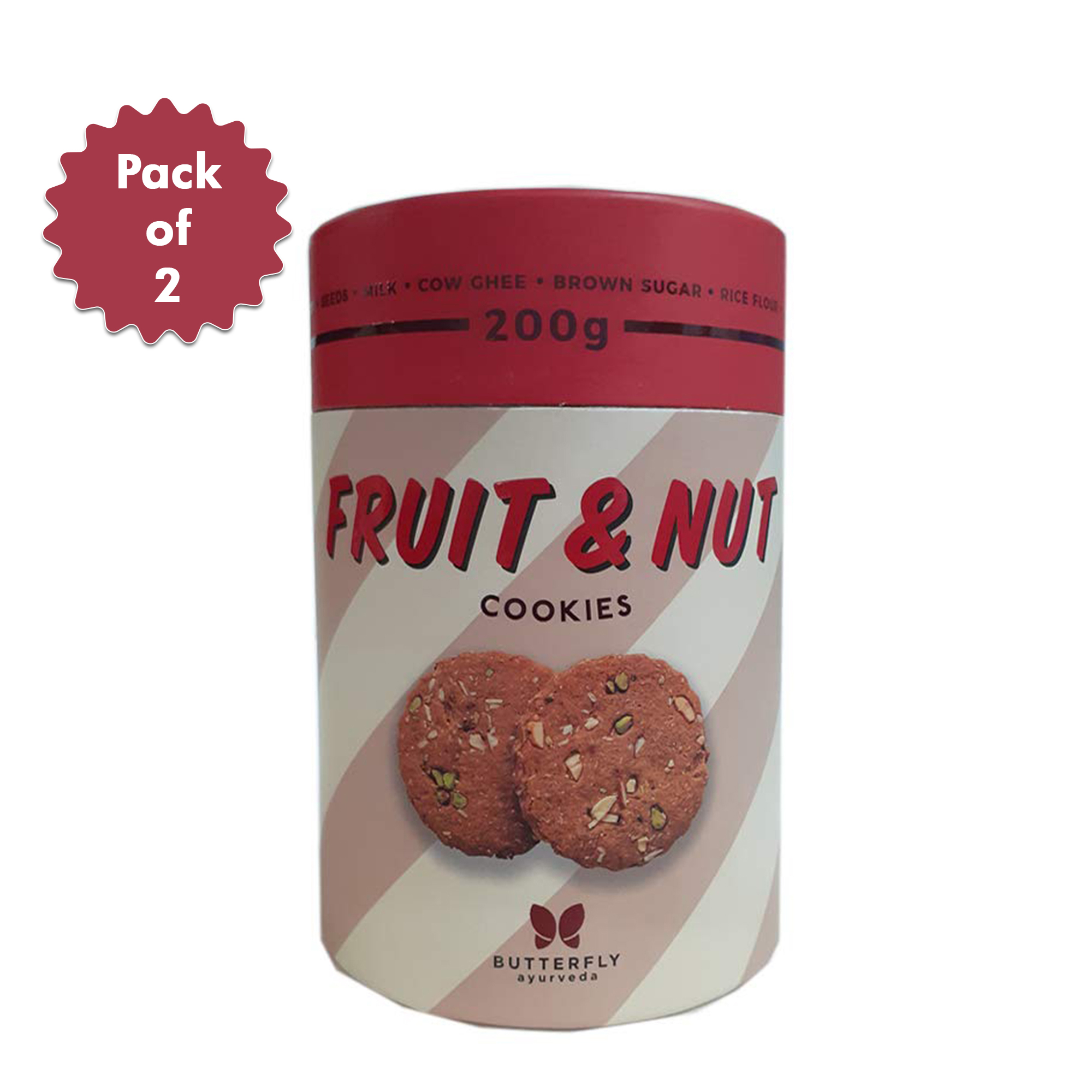 Fruit & Nut Cookies - Pack of 2