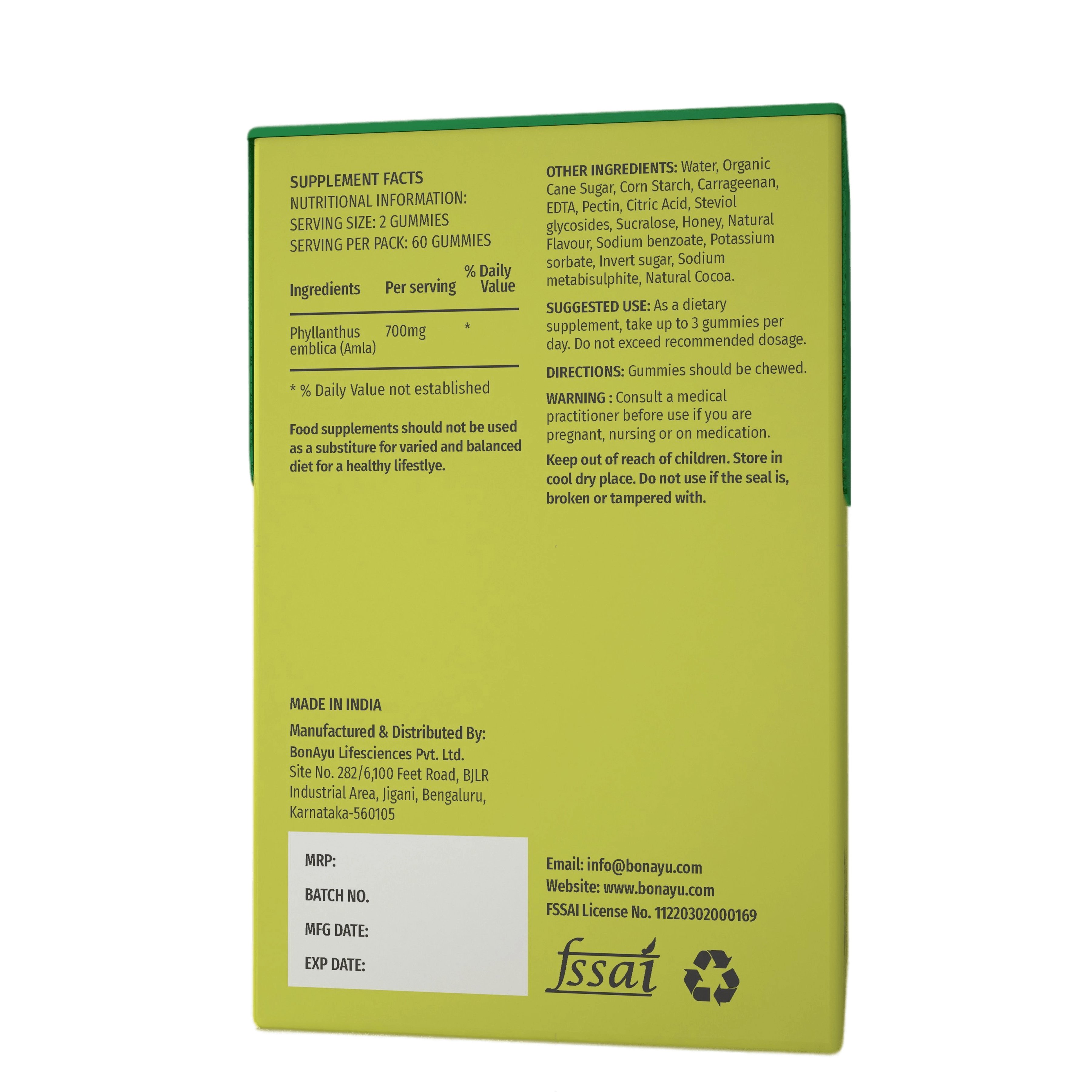 Onelife BCAA – Green Apple (250 Gram) - 0