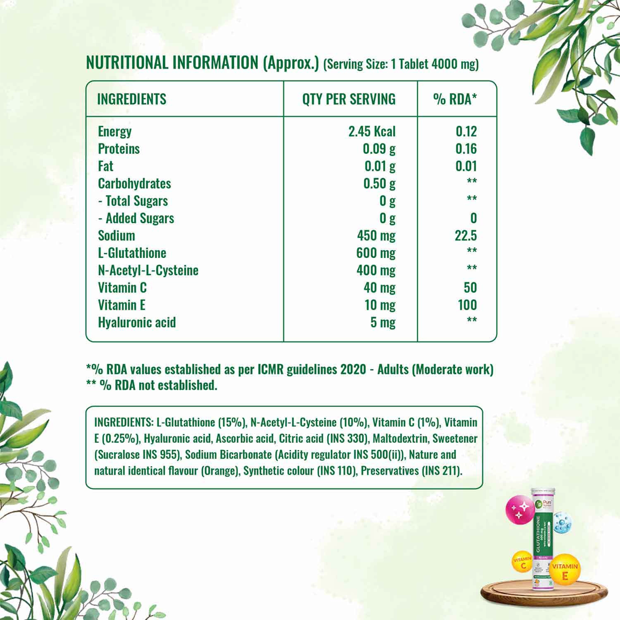 Onelife BCAA – Green Apple (250 Gram) - 0