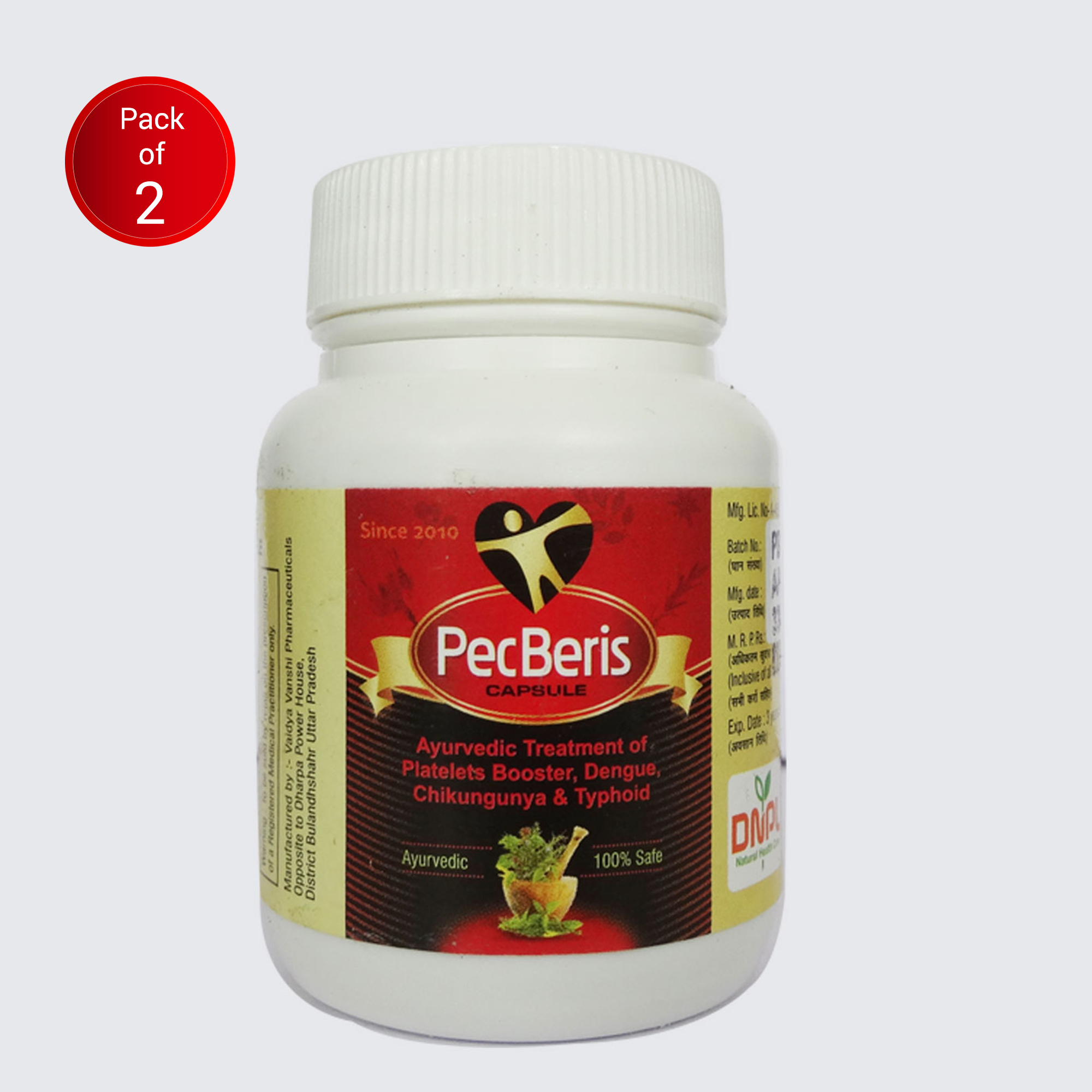 DNPL Pecberis 30 Capsules Pack of 2