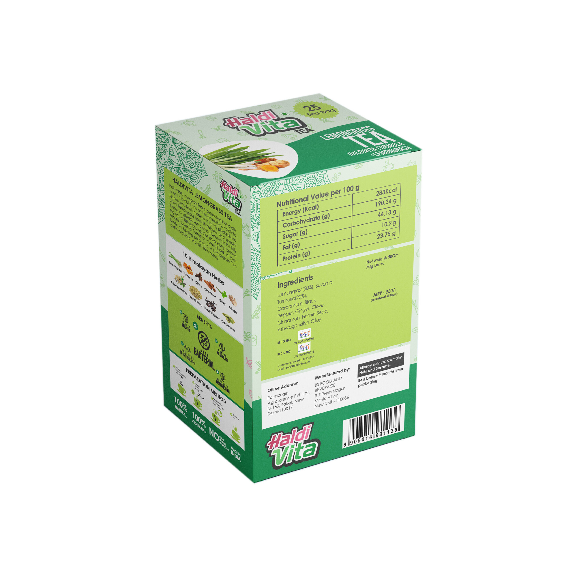 Onelife BCAA – Green Apple (250 Gram) - 0