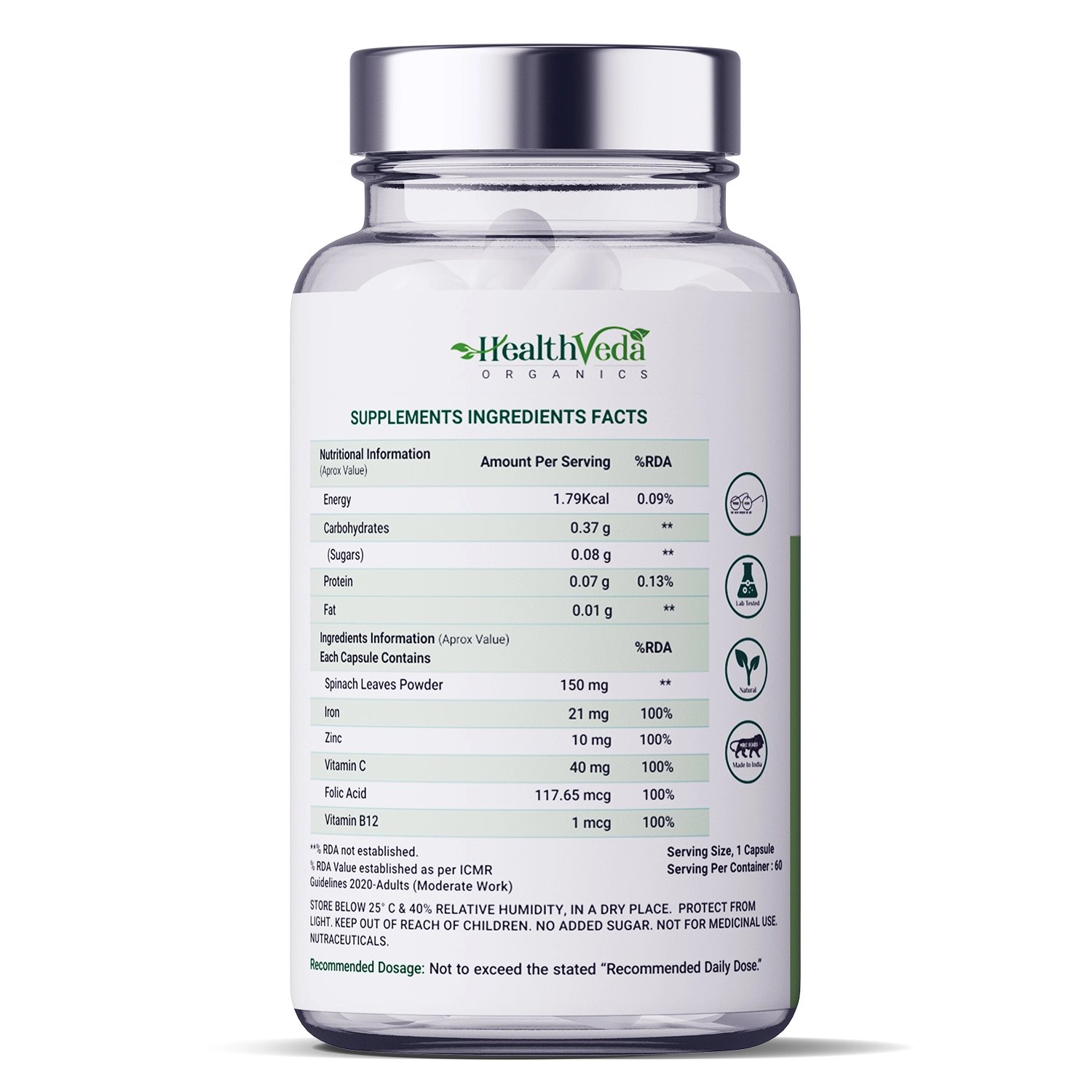 Onelife BCAA – Green Apple (250 Gram) - 0