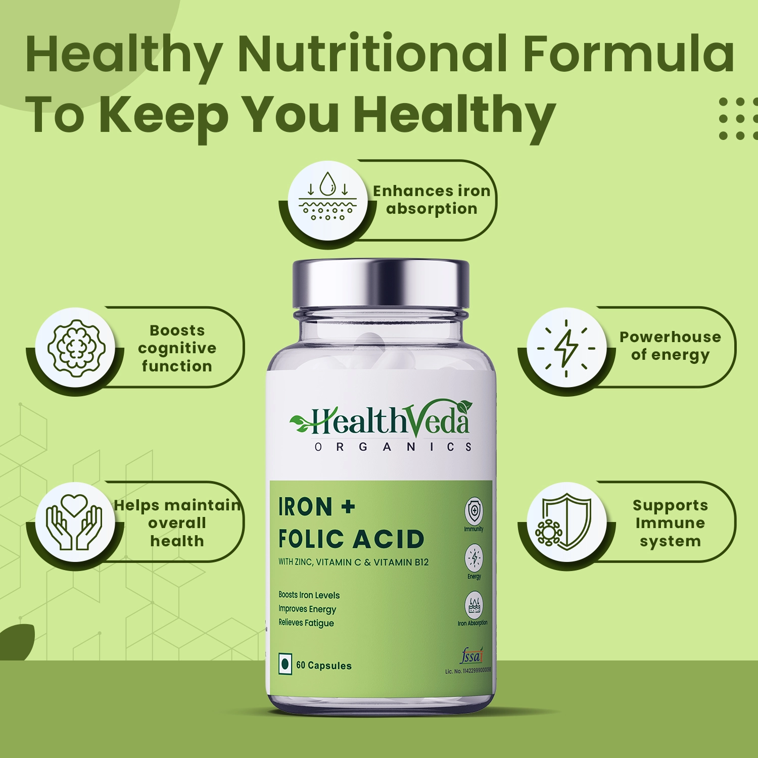 Onelife BCAA – Green Apple (250 Gram) - 0