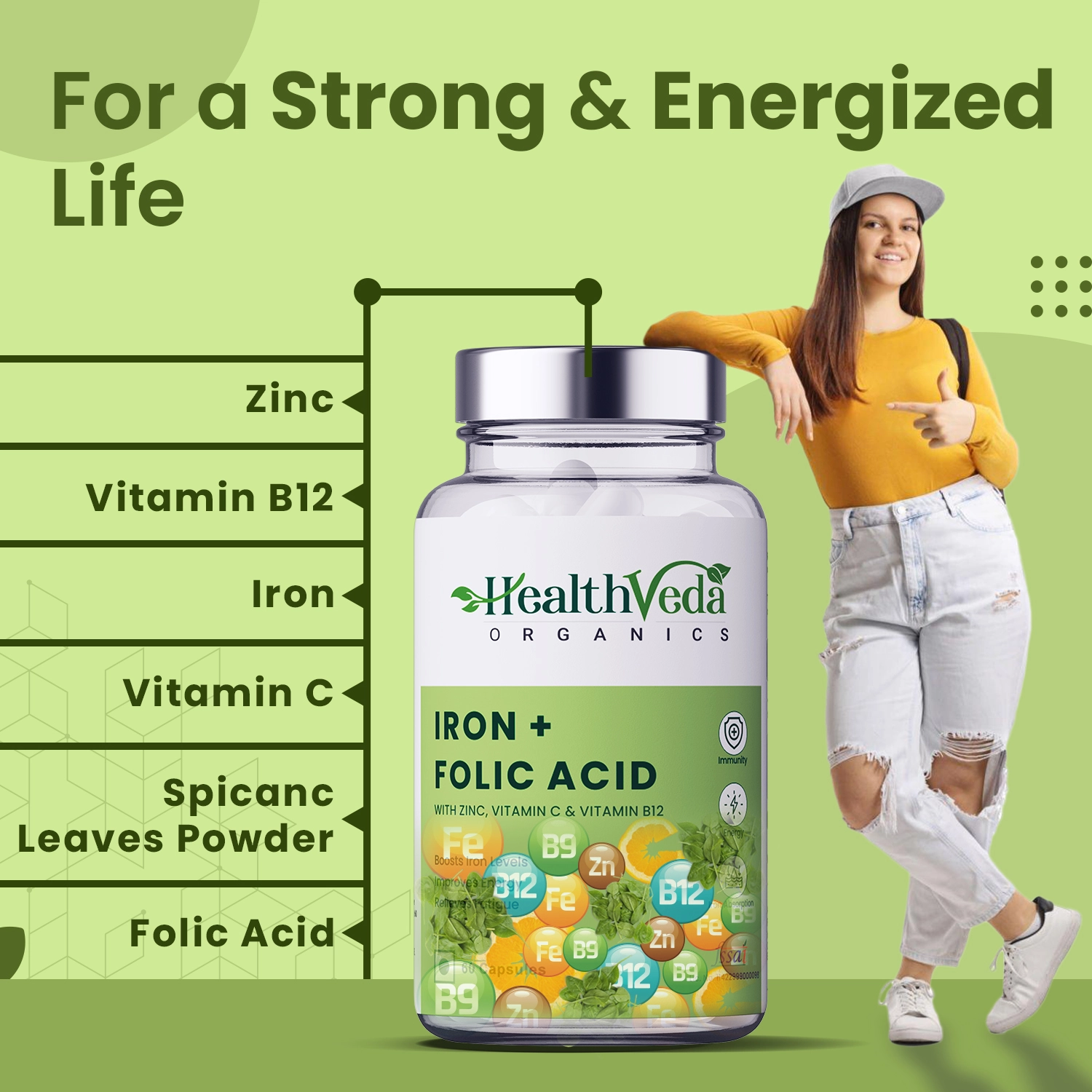 Onelife BCAA – Green Apple (250 Gram) - 0