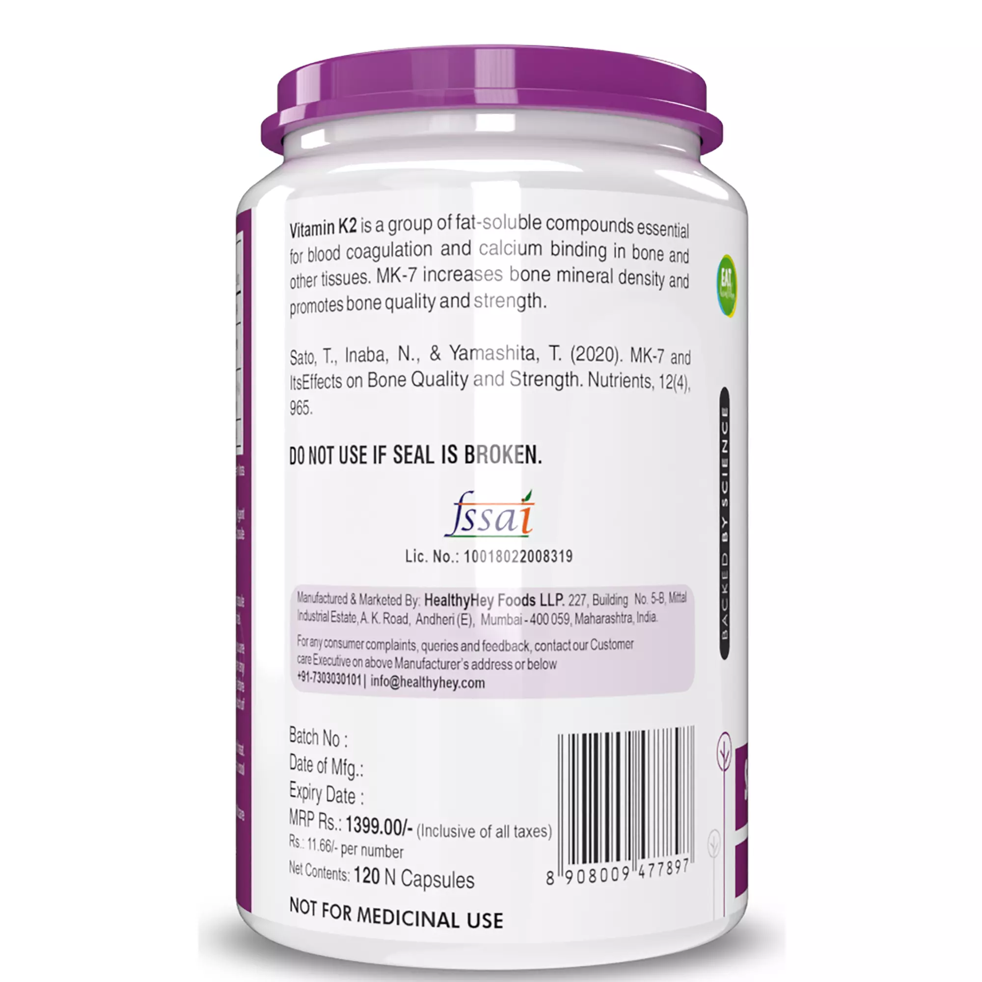 Onelife BCAA – Green Apple (250 Gram) - 0