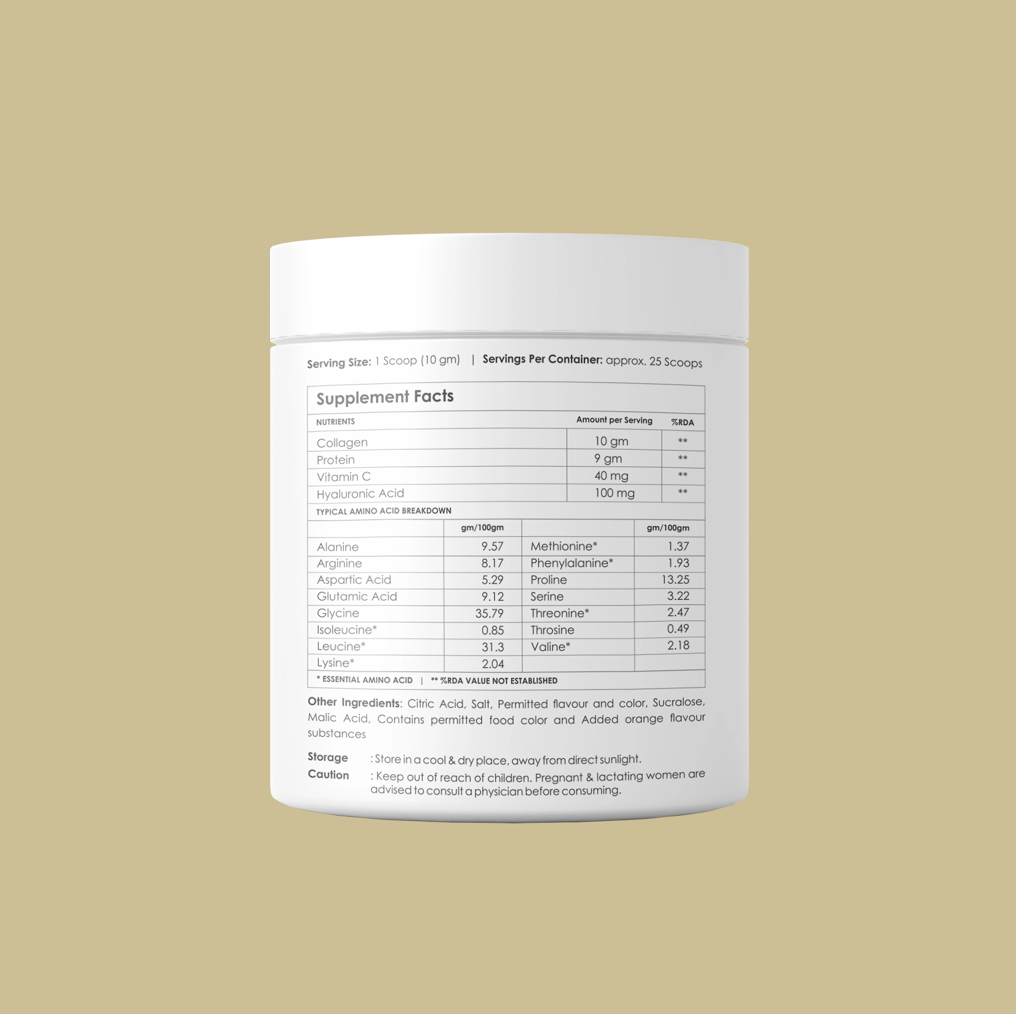 Onelife BCAA – Green Apple (250 Gram) - 0