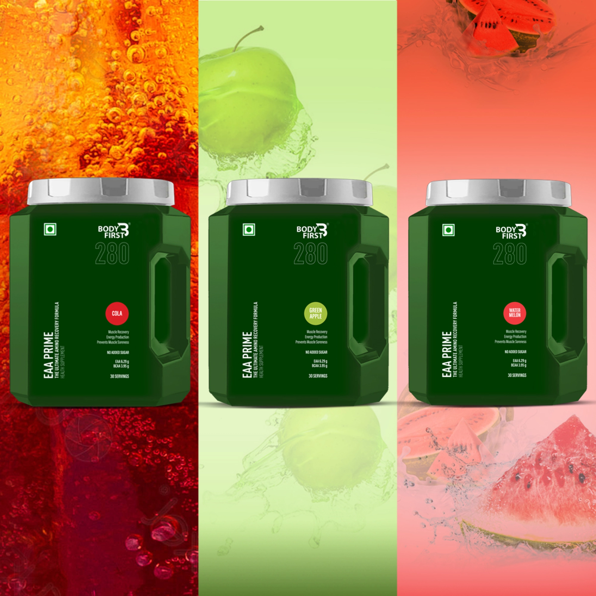 Onelife BCAA – Green Apple (250 Gram) - 0