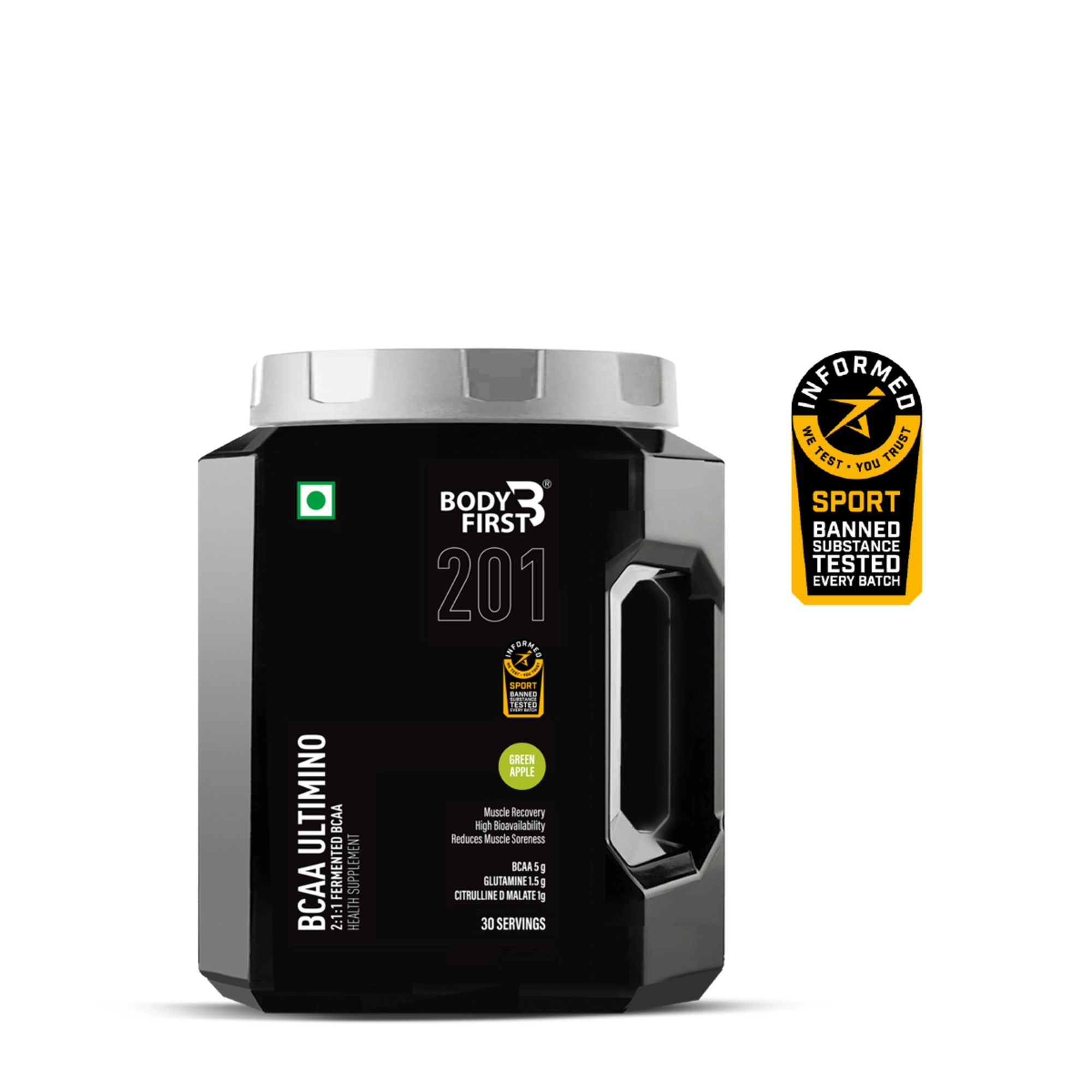 Onelife BCAA – Green Apple (250 Gram) - 0