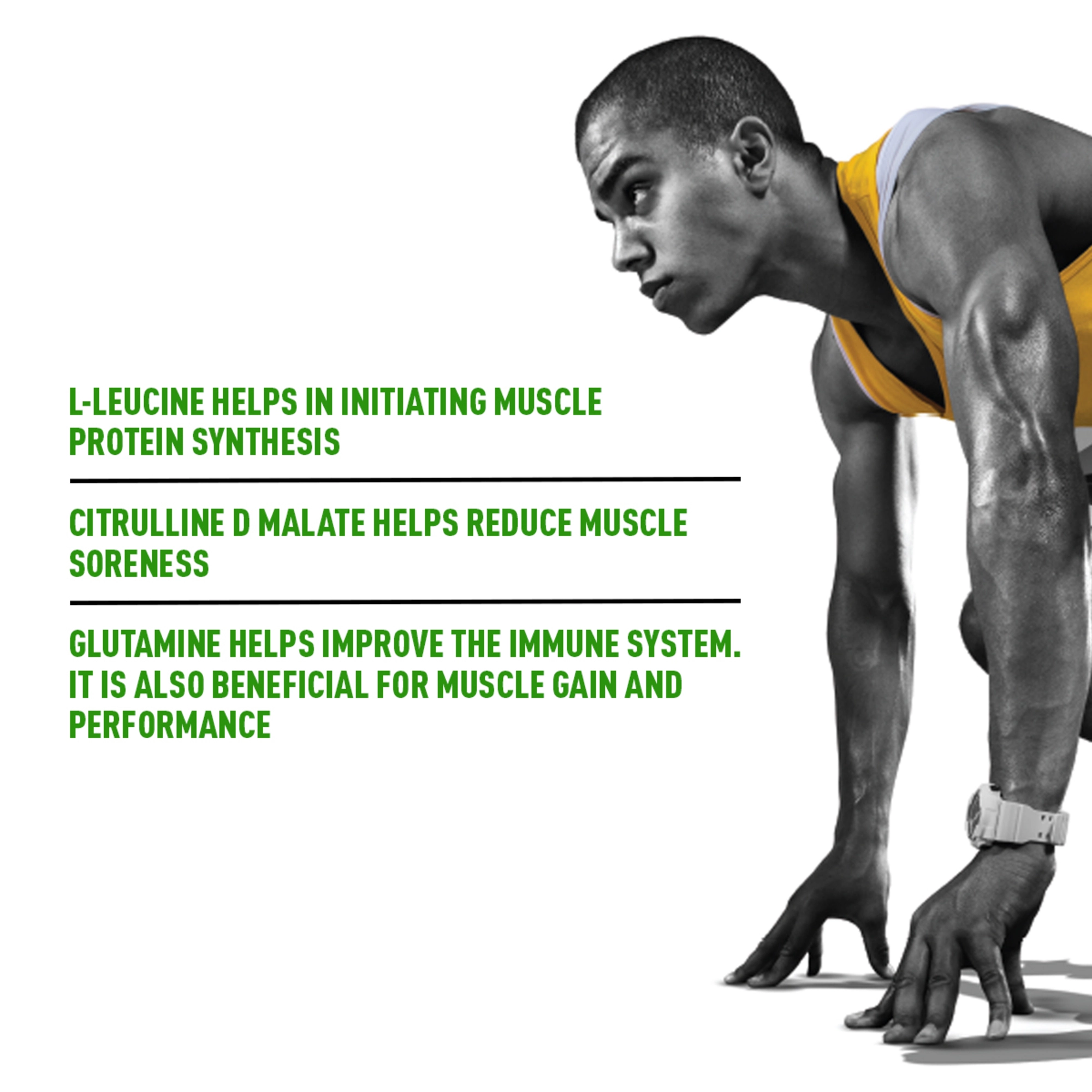 Onelife BCAA – Green Apple (250 Gram) - 0