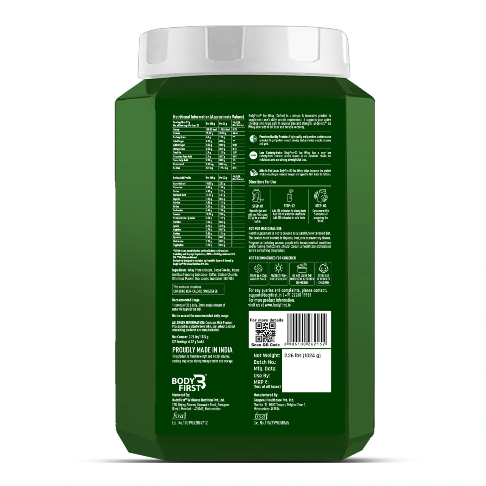 Onelife BCAA – Green Apple (250 Gram) - 0
