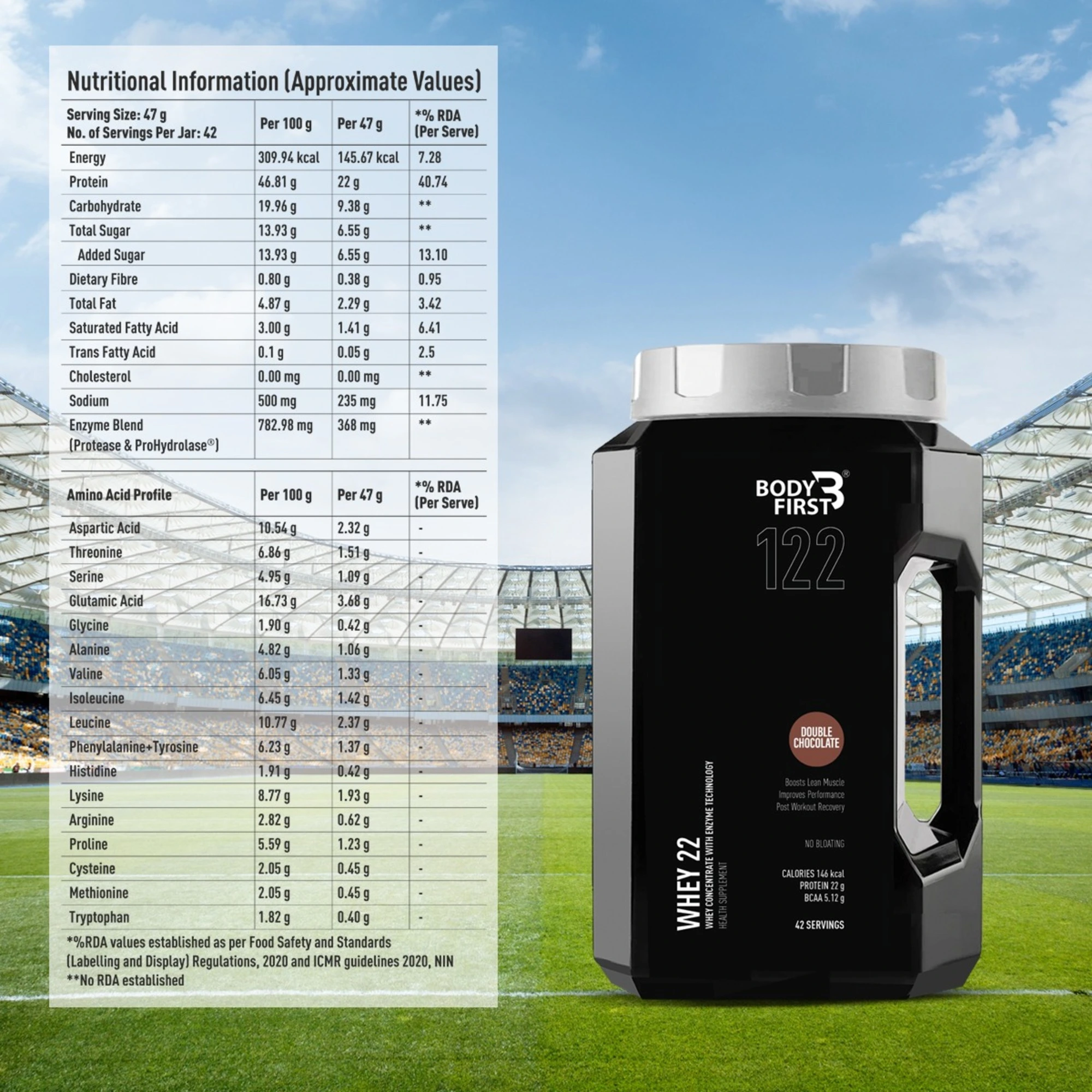 Onelife BCAA – Green Apple (250 Gram) - 0