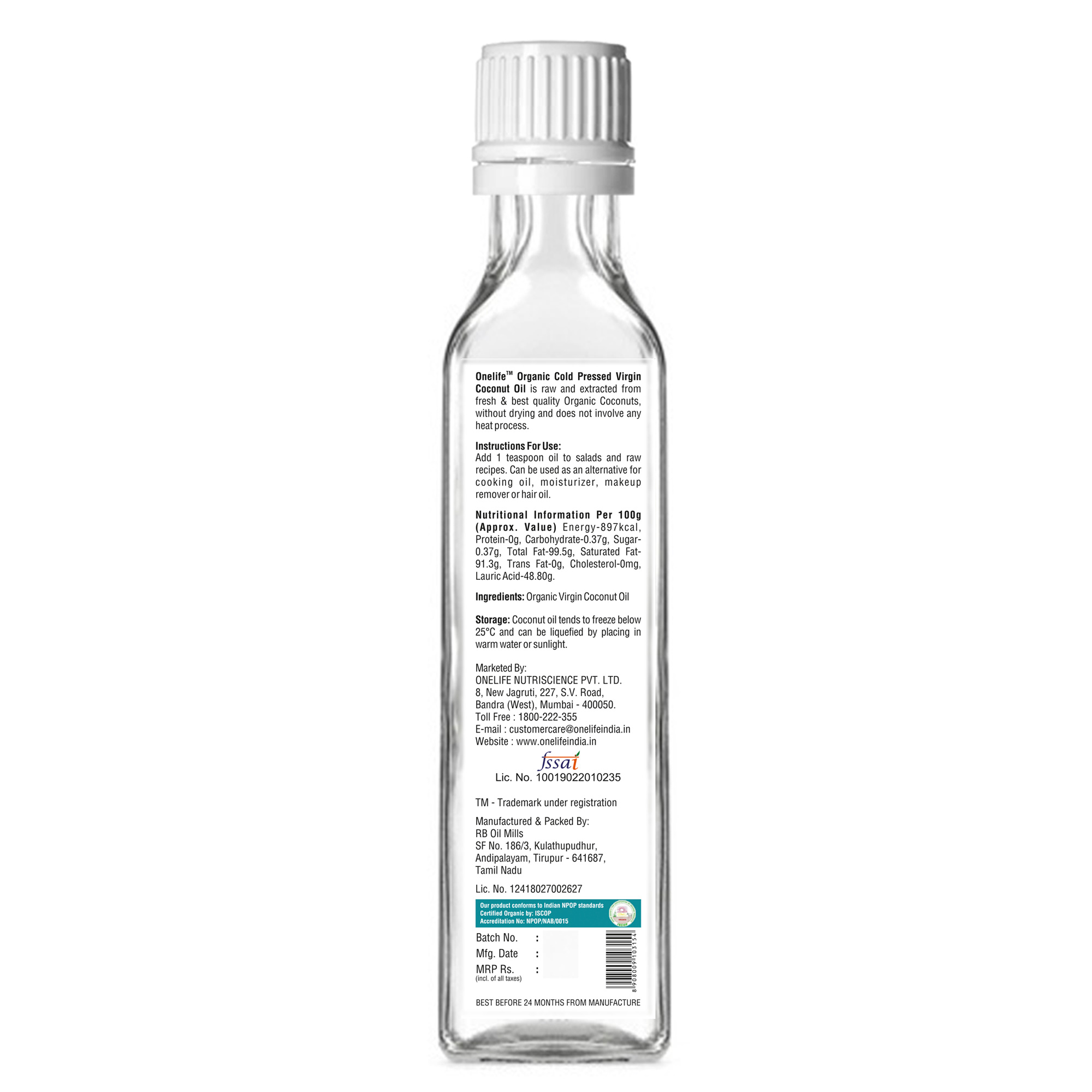 Onelife BCAA – Green Apple (250 Gram) - 0