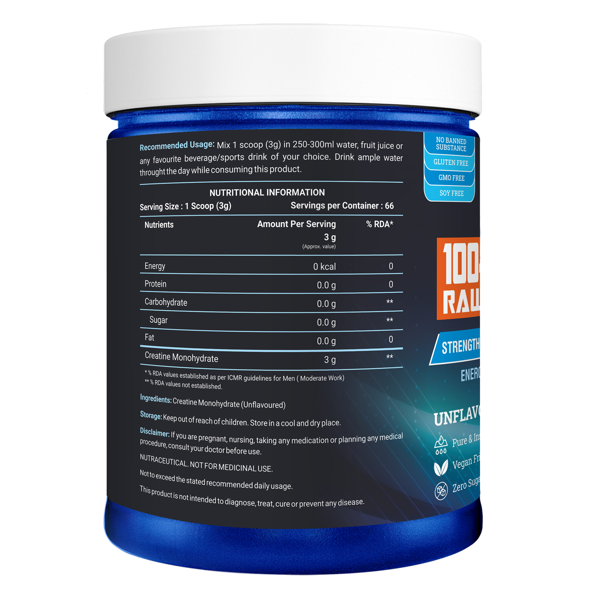 Onelife BCAA – Green Apple (250 Gram) - 0