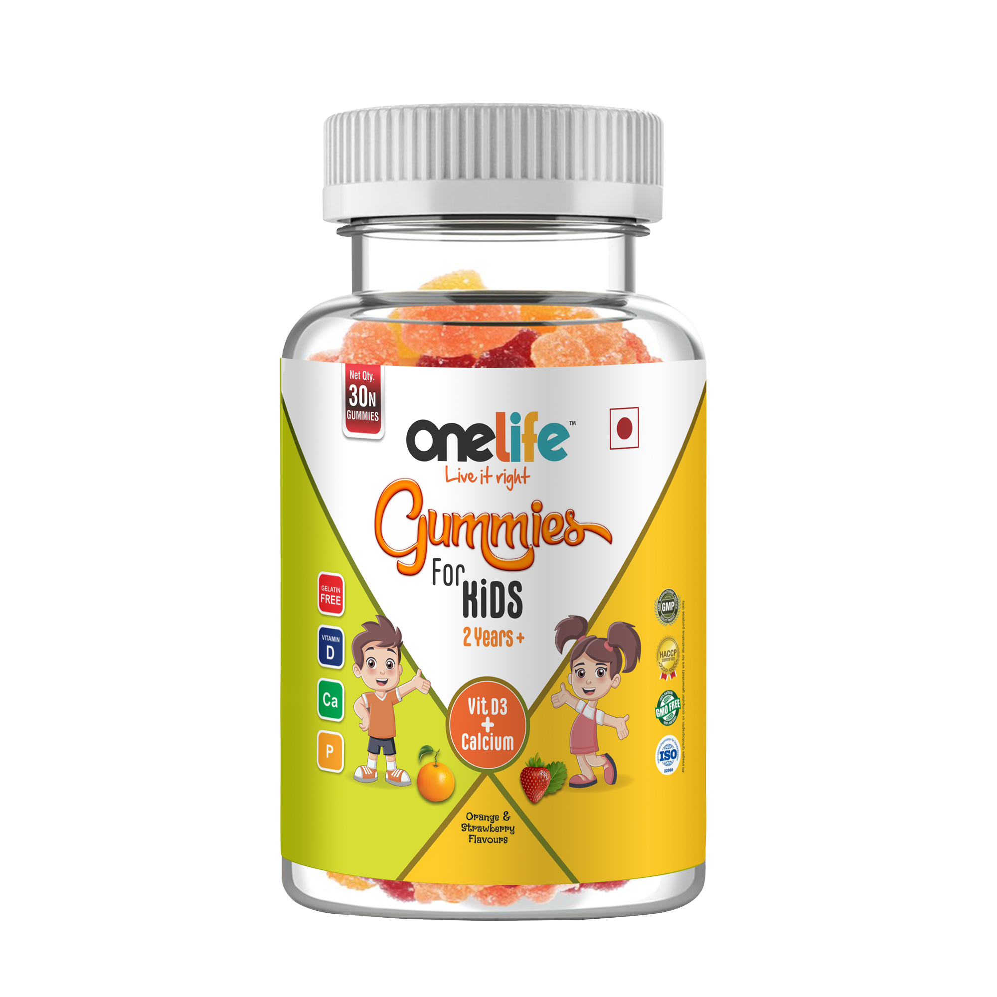 Onelife Calcium and D3 Gummies