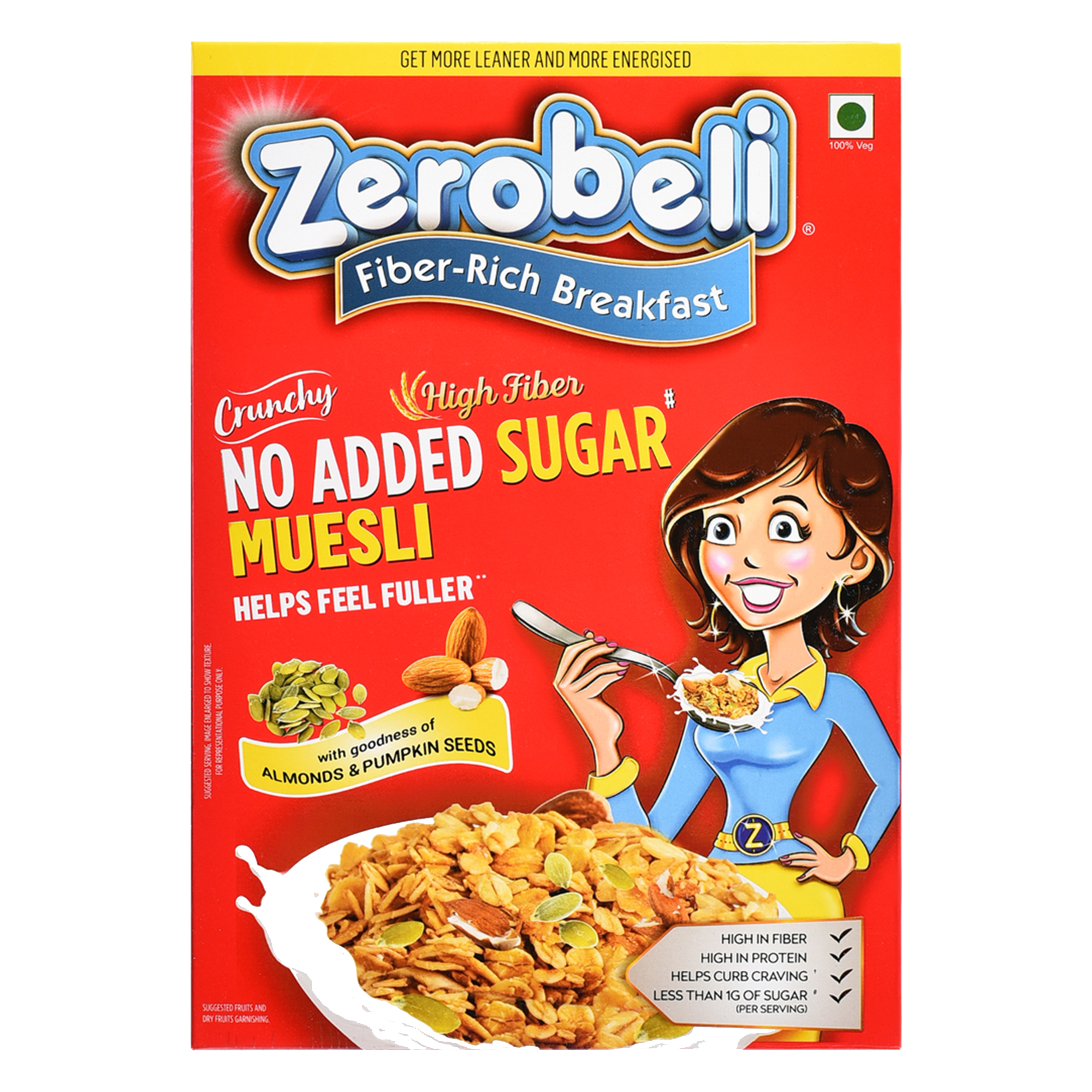 Zerobeli No Added Sugar Muesli 525g