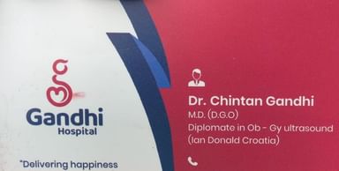 DR CHINTAN GANDHI/GANDHI MATERNITY & NURSING HOME