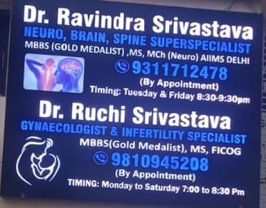 SRIVASTAVA AIIMS NEURO SPINE SUPERSPECIALITY CLINIC AND GYNAE CLINIC