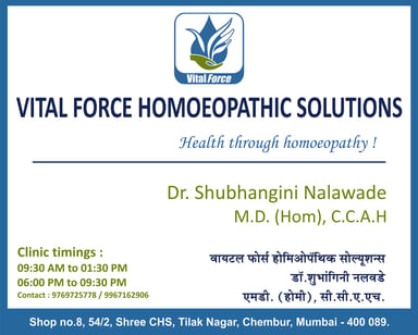 Vital Force Homoeopathic Solutions