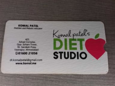 Komal Patel's Diet Studio