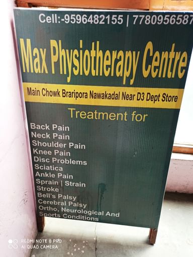 Max physiotherapy centre