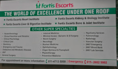 Fortis Escorts and Heart Institute