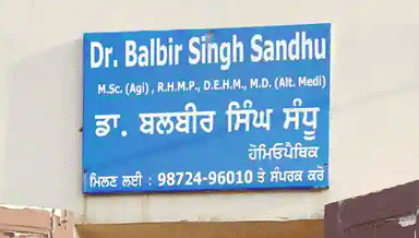 Dr Balbir Singh Sandhu