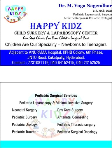 Happy Kidz Pediatric Surgery & Laparoscopy Clinic
