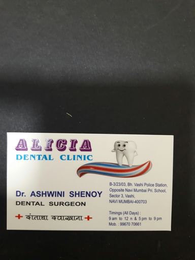 Dr Ashwini Shenoy