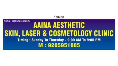 Aaina Aesthetic skin laser & beauty clinic