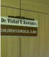 Dr. Vishal V. Sawant's Children's Surgical Clinic