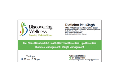 Discovering Wellness I Dietician Ritu Singh