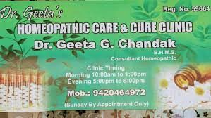 Dr. Geeta Chandak's Homeopathic Care And Cure