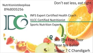 NUTRIDIET CLINIC BY NUTRITIONIST DEEPIKAA