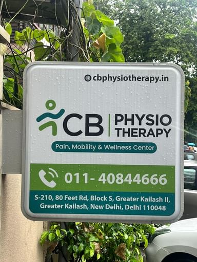 CB Physiotherapy Greater Kailash