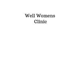 Well Womens Clinic