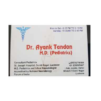Dr Ayank Tandon 