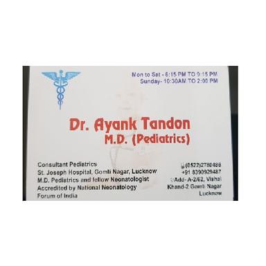 Dr Ayank Tandon 