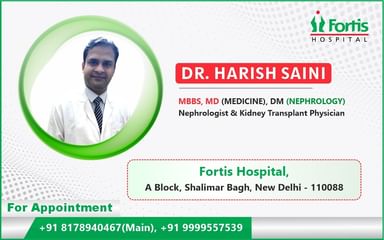 Harish Saini Dm Nephrologist