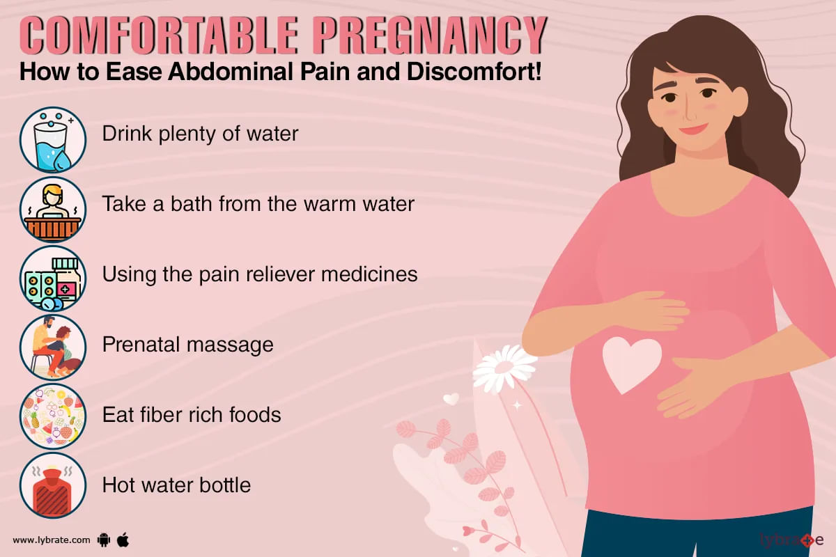 How to ease abdominal pain during pregnancy