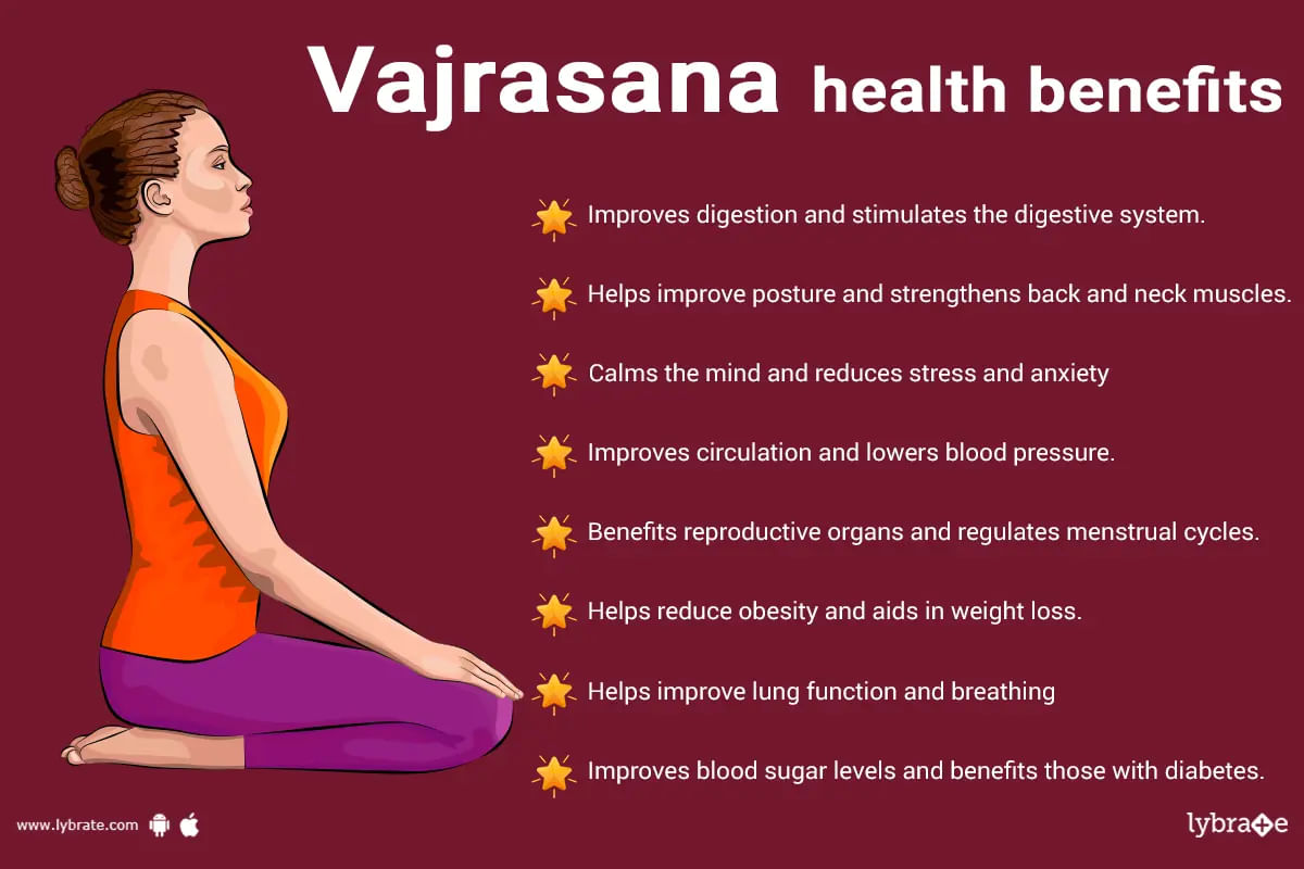 Health Benefits Of Vajrasana!